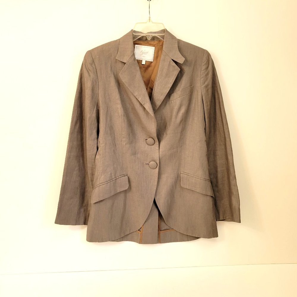 Figarette Femme Paris Linen Blazer - Picture 1 of 6